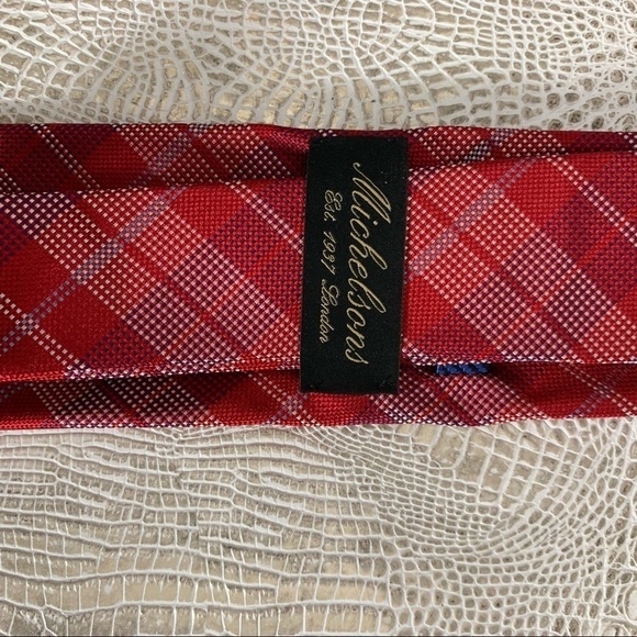 Michaelsons of‎ London Men’s Silk Tie - Picture 4 of 8